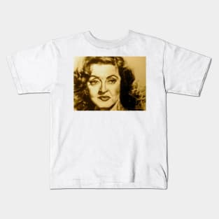 BETTE DAVIS PORTRAIT Kids T-Shirt